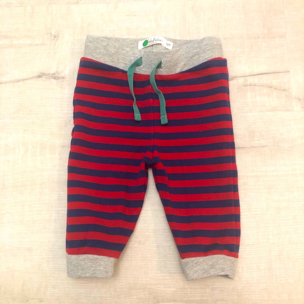 Boden 3-6 Month Striped Jogger Pants